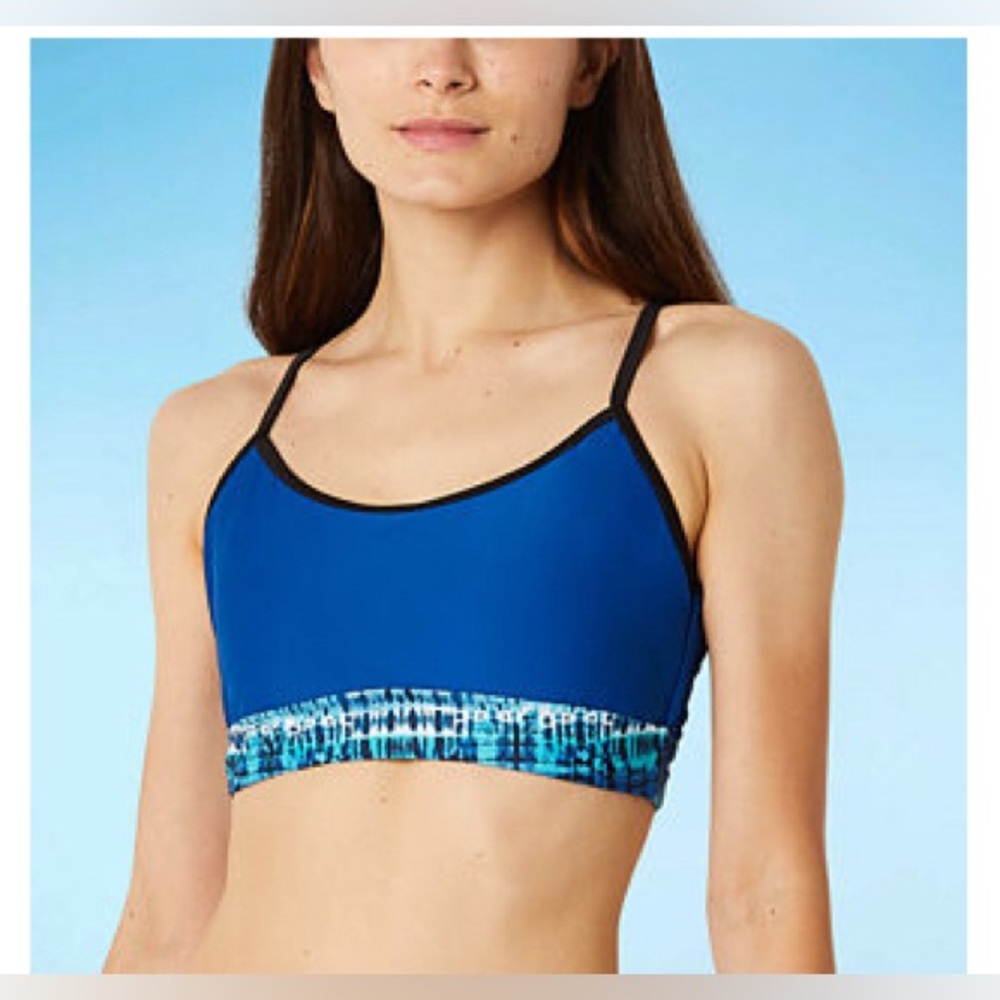 385. Reebok Women’s Tie Dye Bralette Bikini Swimsuit Top